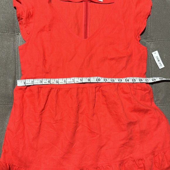 🥰🥰Women's Relaxed-Fit Washed Linen Blend Flutter-Sleeve Dress🥰🥰 - Picture 10 of 10